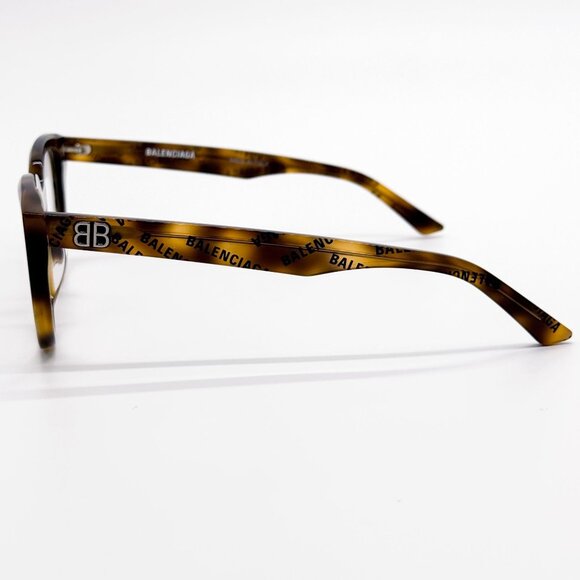 NEW BALENCIAGA EYEGLASSES BB0131O 008 ROUND OVAL HAVANA WOMEN EYEWEAR BALENCIAGA - Picture 6 of 9